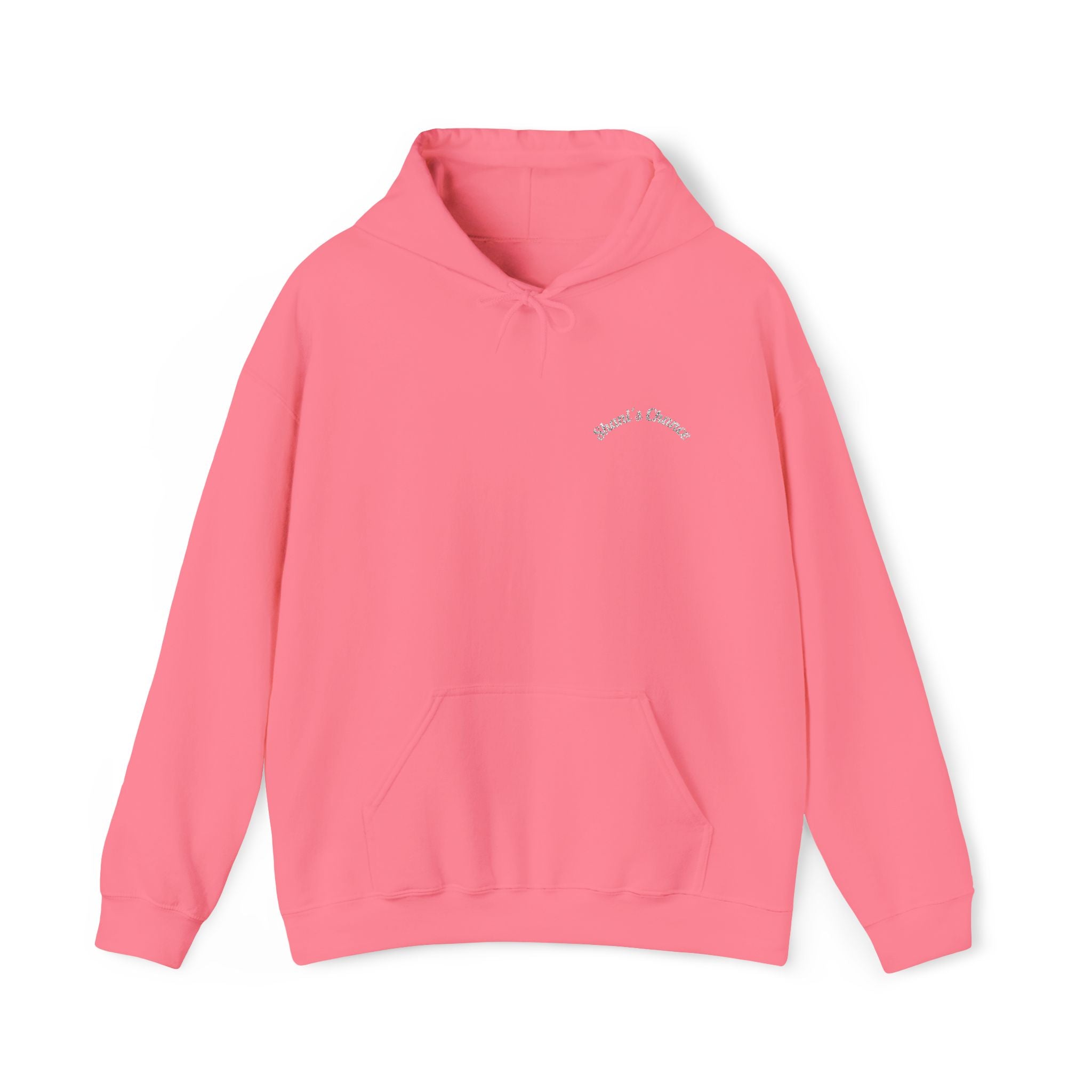 Hoodie — Minimal 'everything' Script Chest Logo Pullover