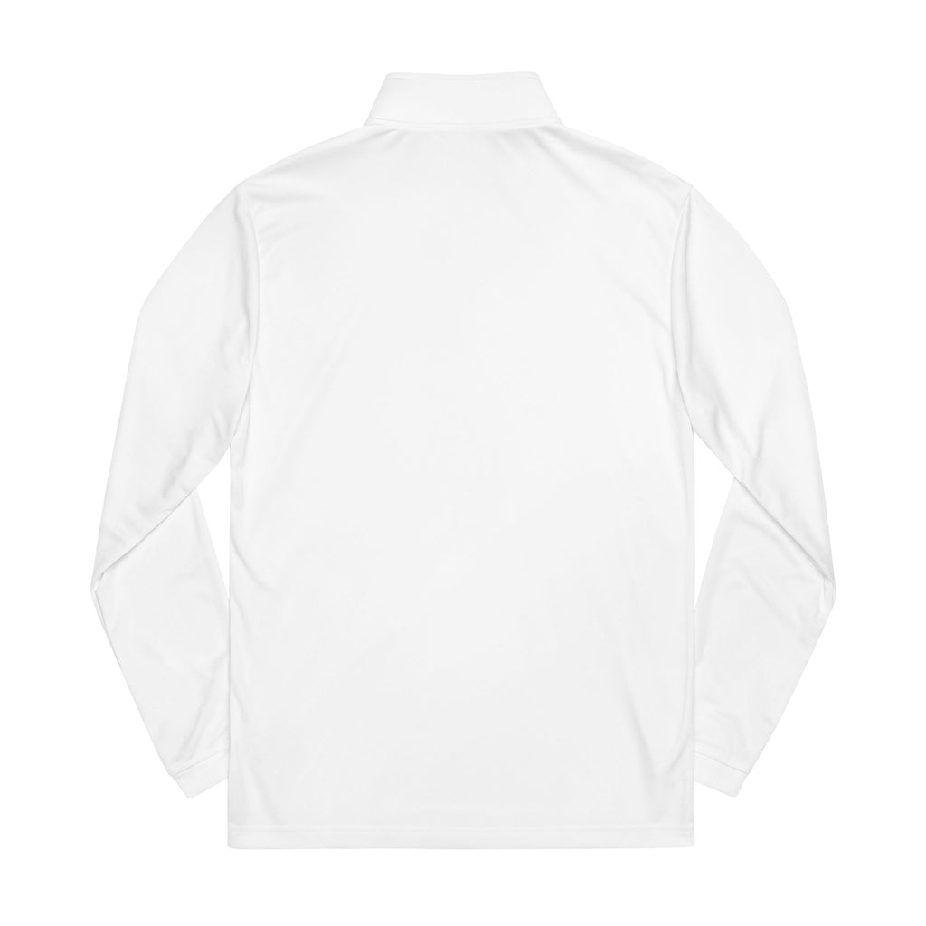 Embroidered adidas Quarter-Zip Pullover — Lightweight Performance Top