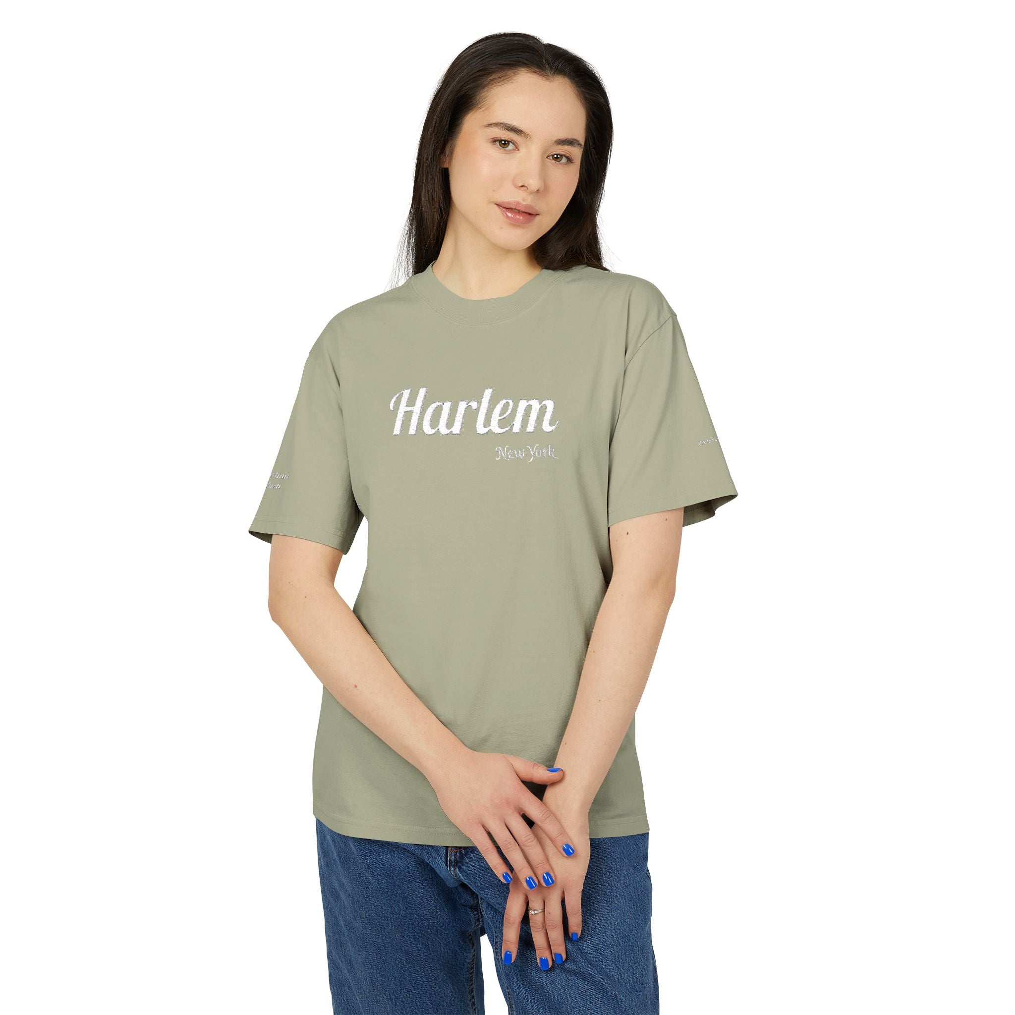Harlem New York Vintage Script Tee — Retro City Graphic T-Shirt