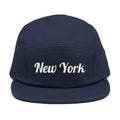 Embroidered 'New York' 5-Panel Cap — Casual City Baseball Hat