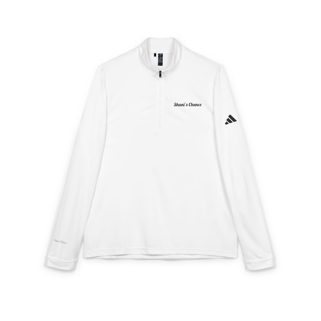 Embroidered adidas Quarter-Zip Pullover — Lightweight Performance Top