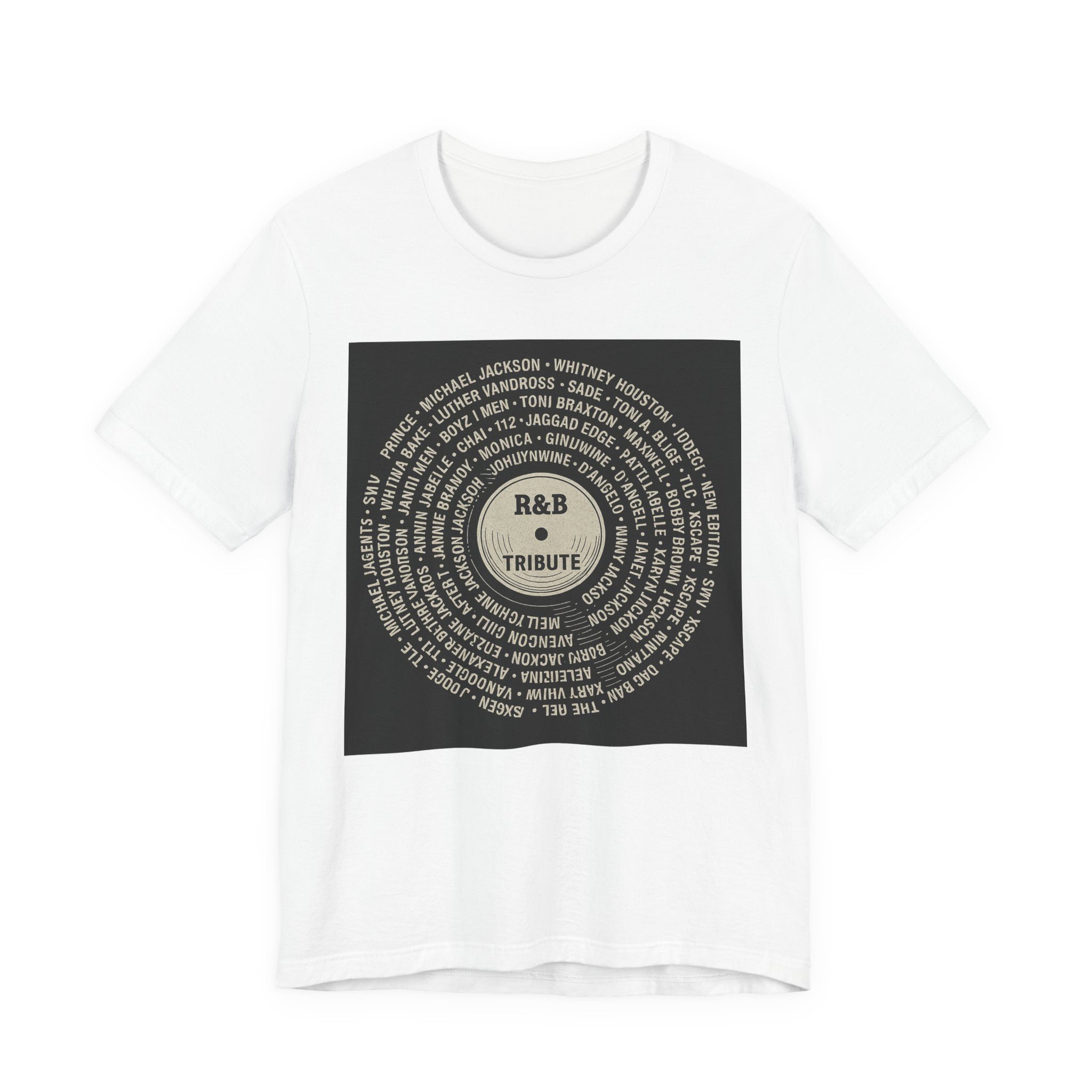 R&B Tribute Vinyl Tee — Retro Record Design T-Shirt