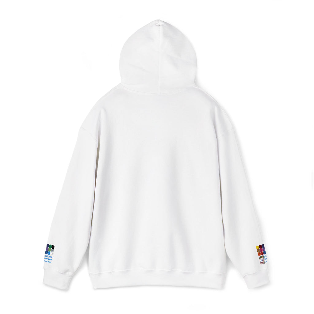 Hoodie — Minimal 'everything' Script Chest Logo Pullover