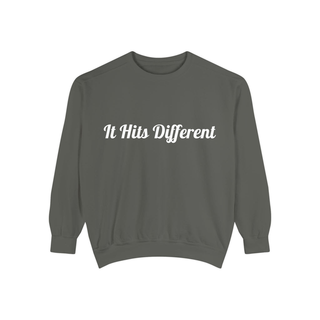 Unisex Pepper Garment Dyed Sweatshirt