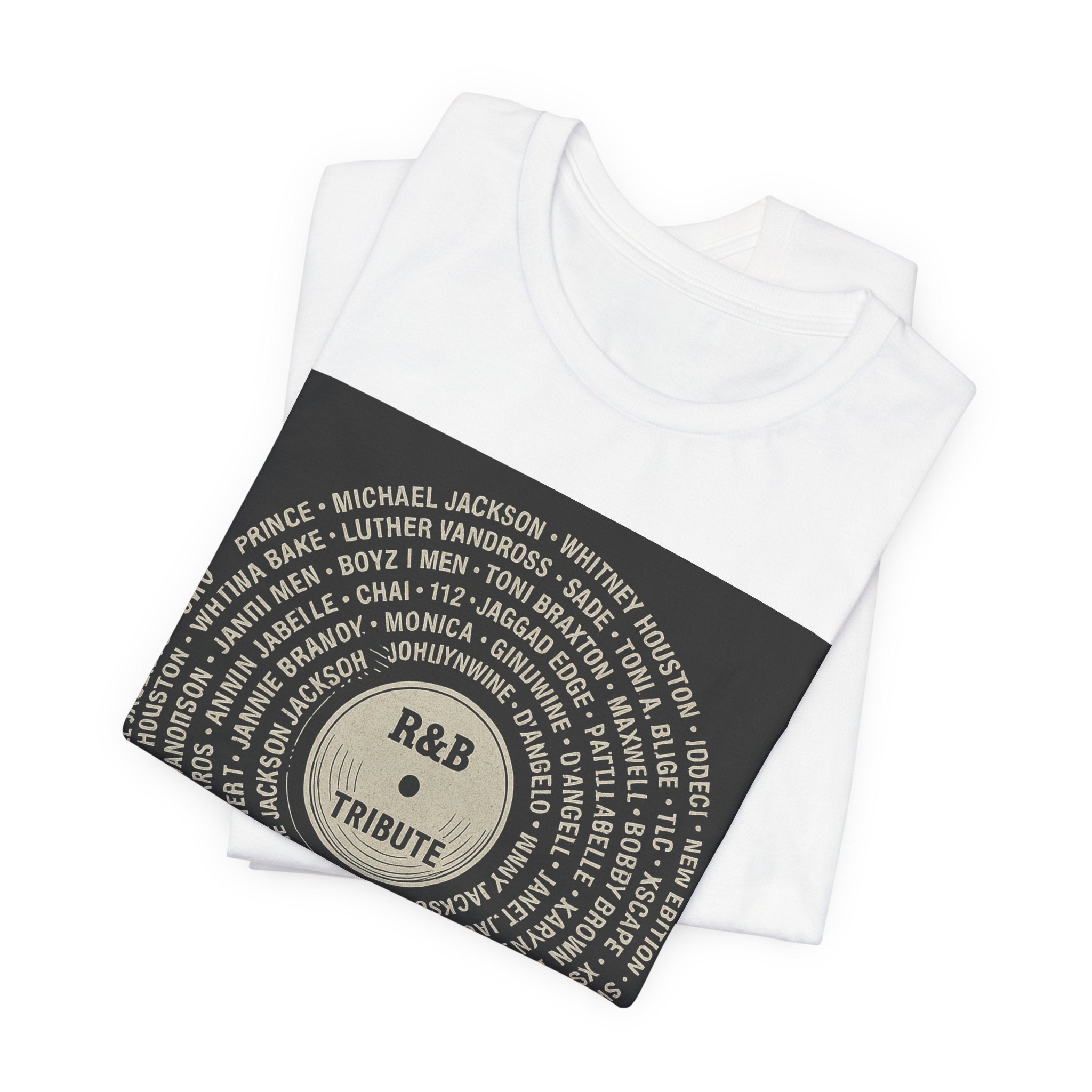 R&B Tribute Vinyl Tee — Retro Record Design T-Shirt