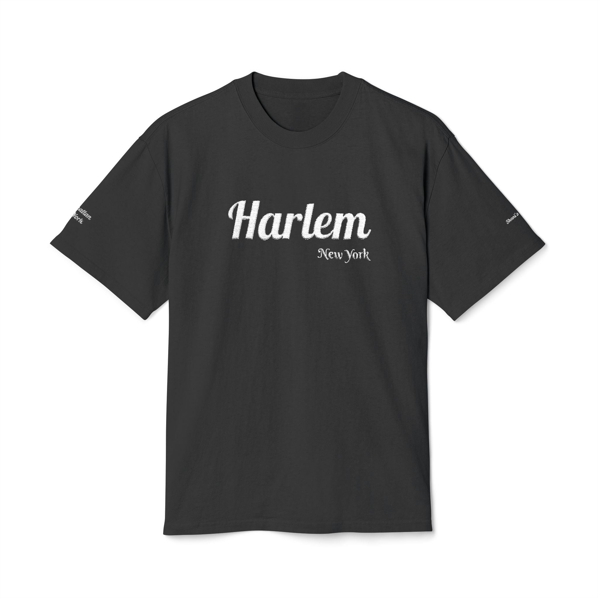 Harlem New York Vintage Script Tee — Retro City Graphic T-Shirt
