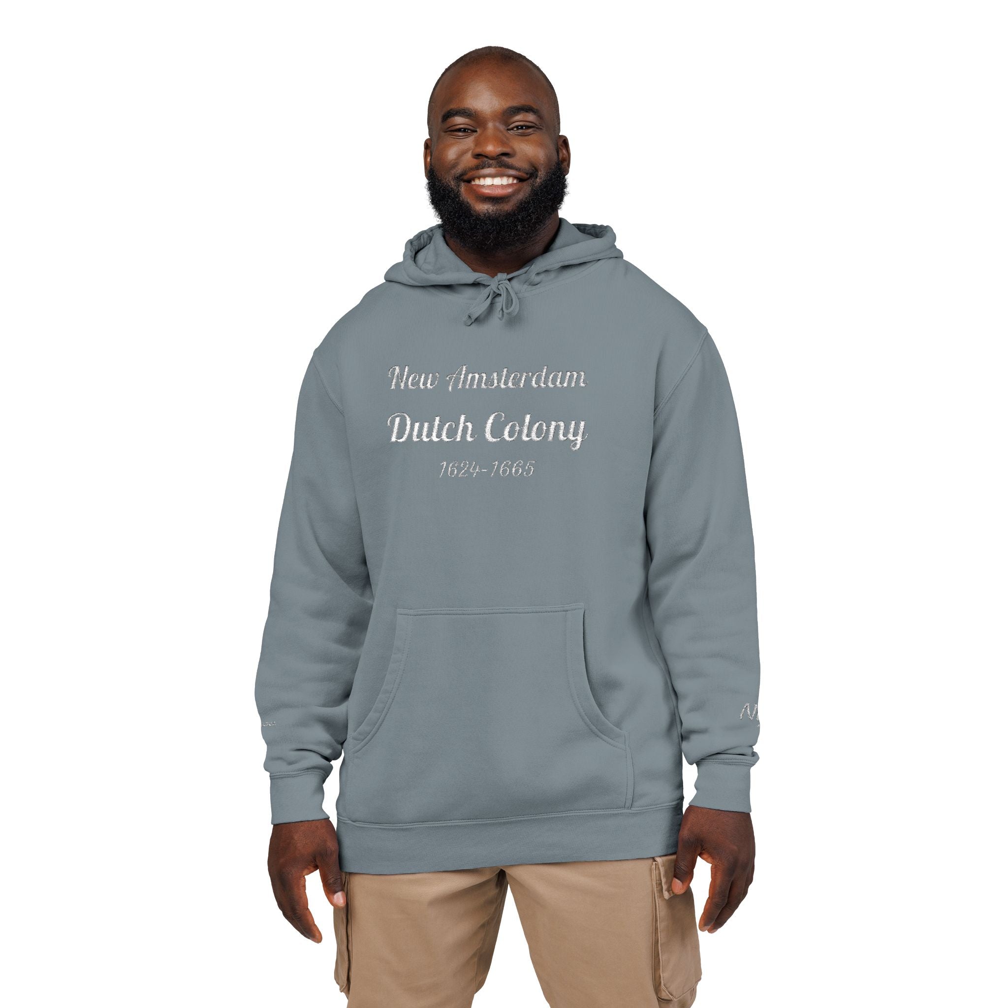 Slate New Amsterdam Dutch Colony Hooded Sweatshirt