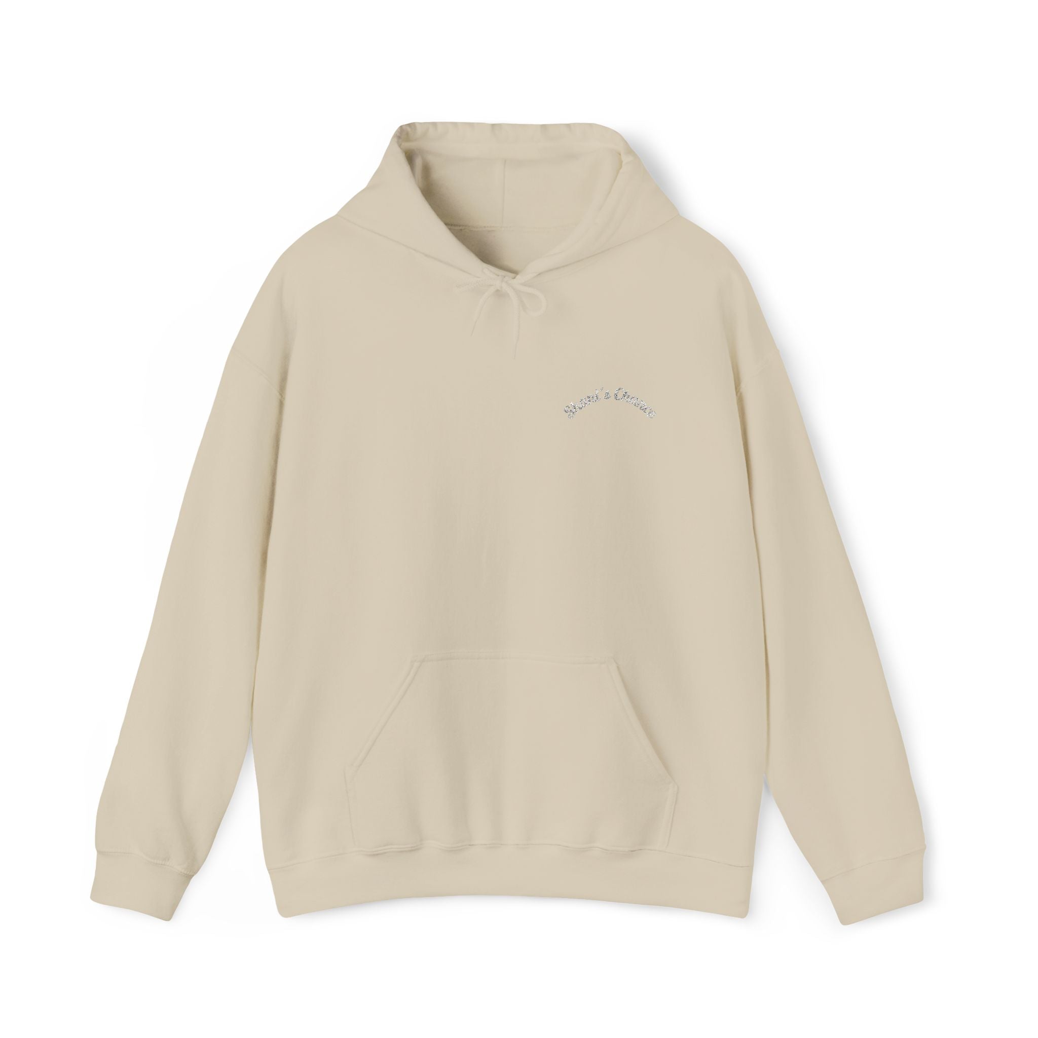 Hoodie — Minimal 'everything' Script Chest Logo Pullover