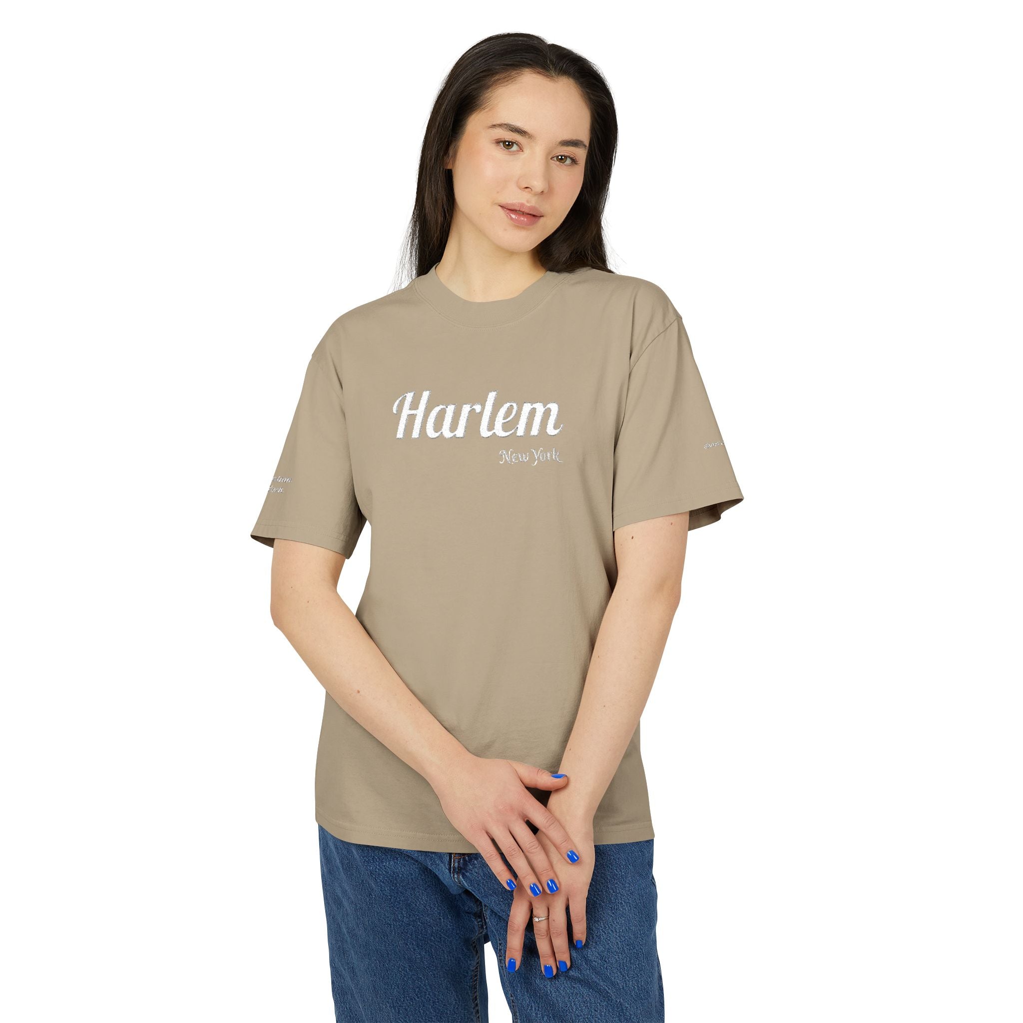 Harlem New York Vintage Script Tee — Retro City Graphic T-Shirt