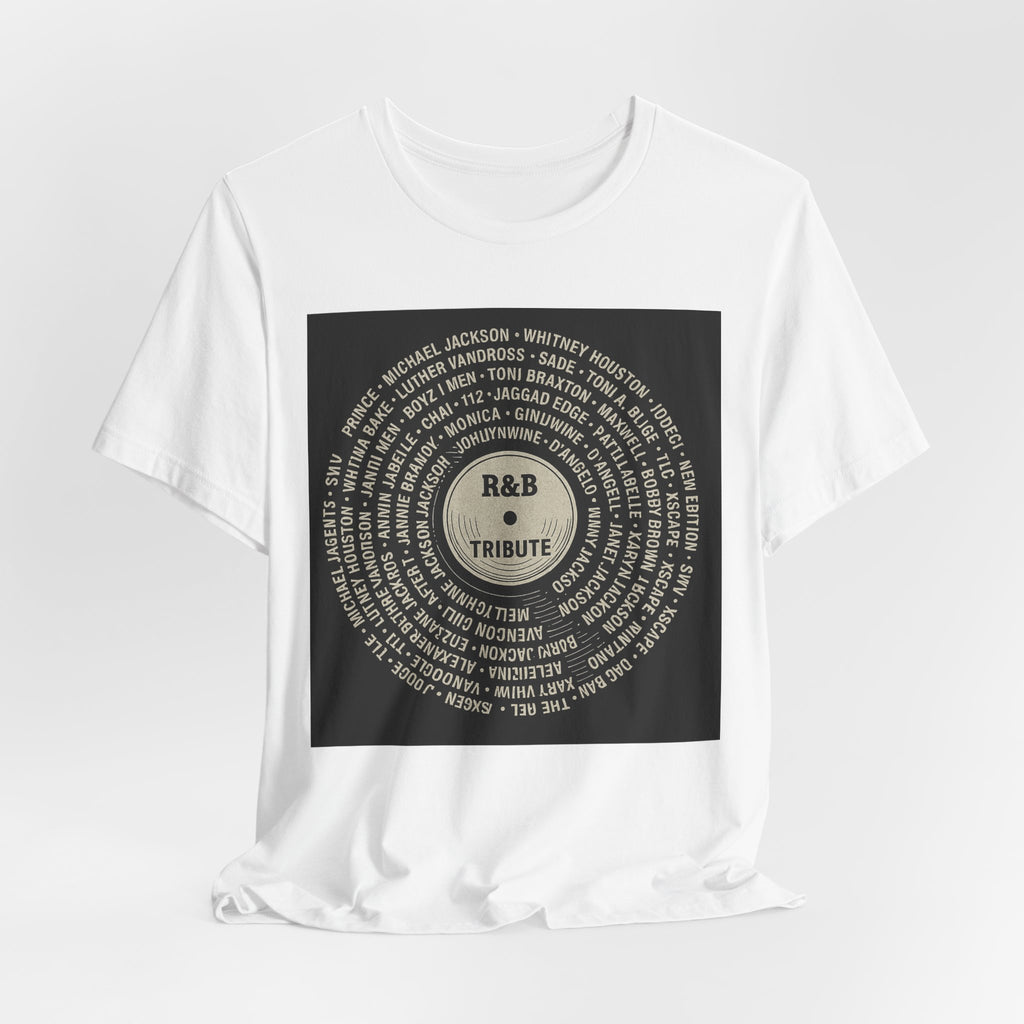 R&B Tribute Vinyl Tee — Retro Record Design T-Shirt