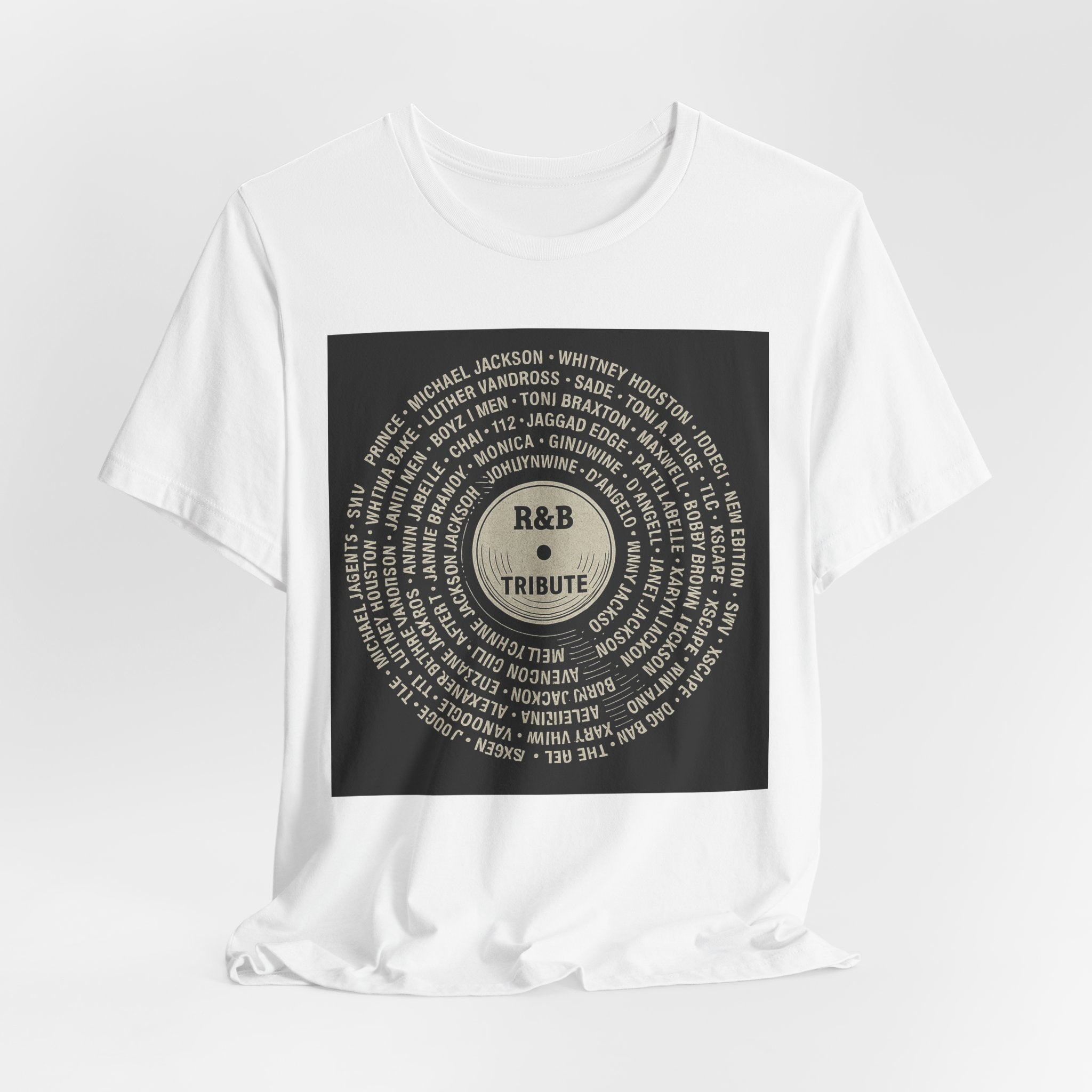 R&B Tribute Vinyl Tee — Retro Record Design T-Shirt