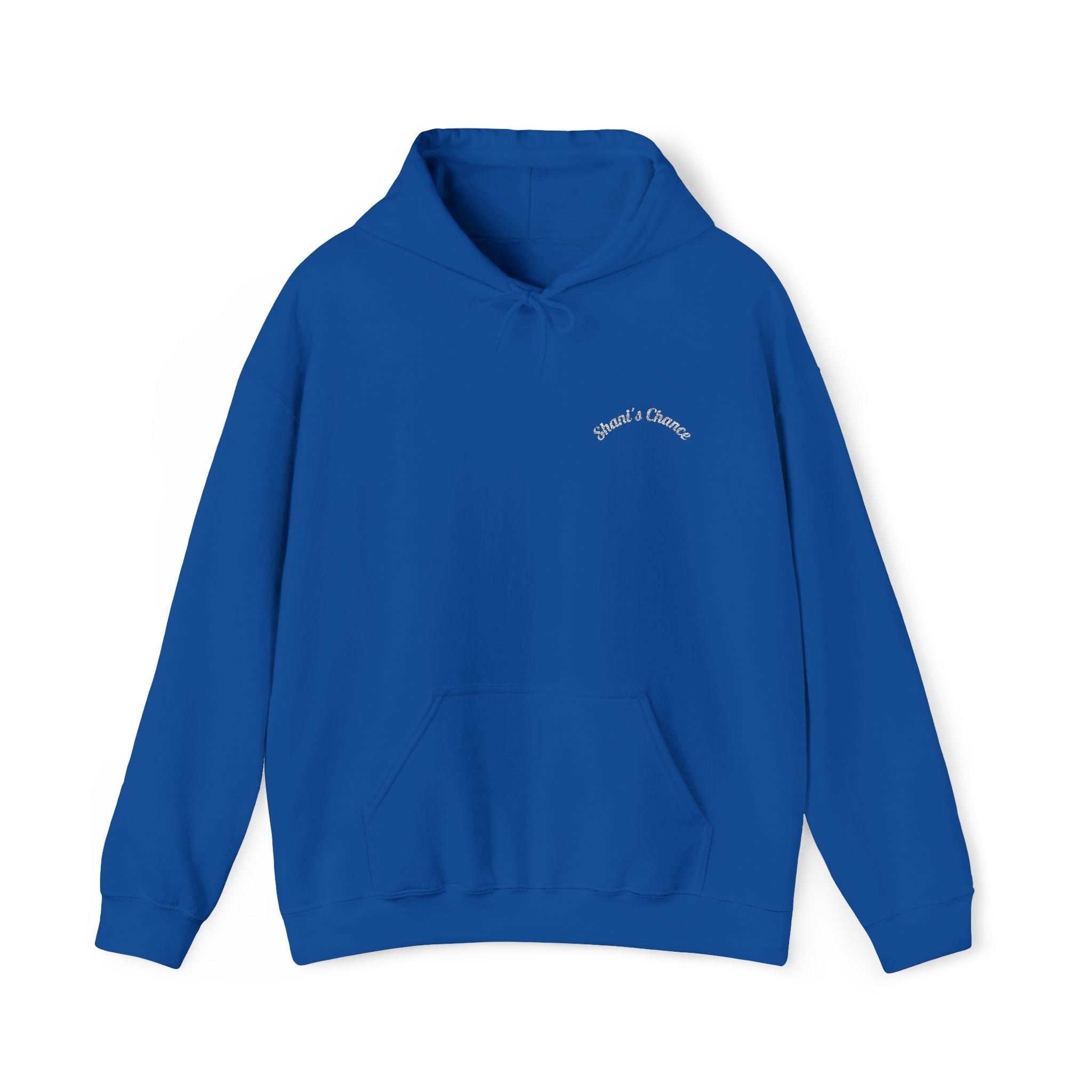 Hoodie — Minimal 'everything' Script Chest Logo Pullover