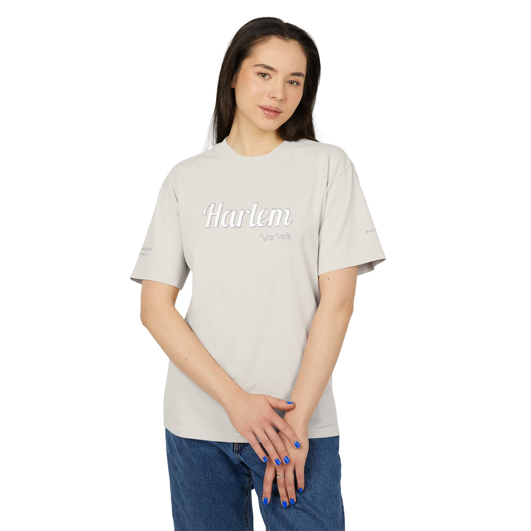 Harlem New York Vintage Script Tee — Retro City Graphic T-Shirt