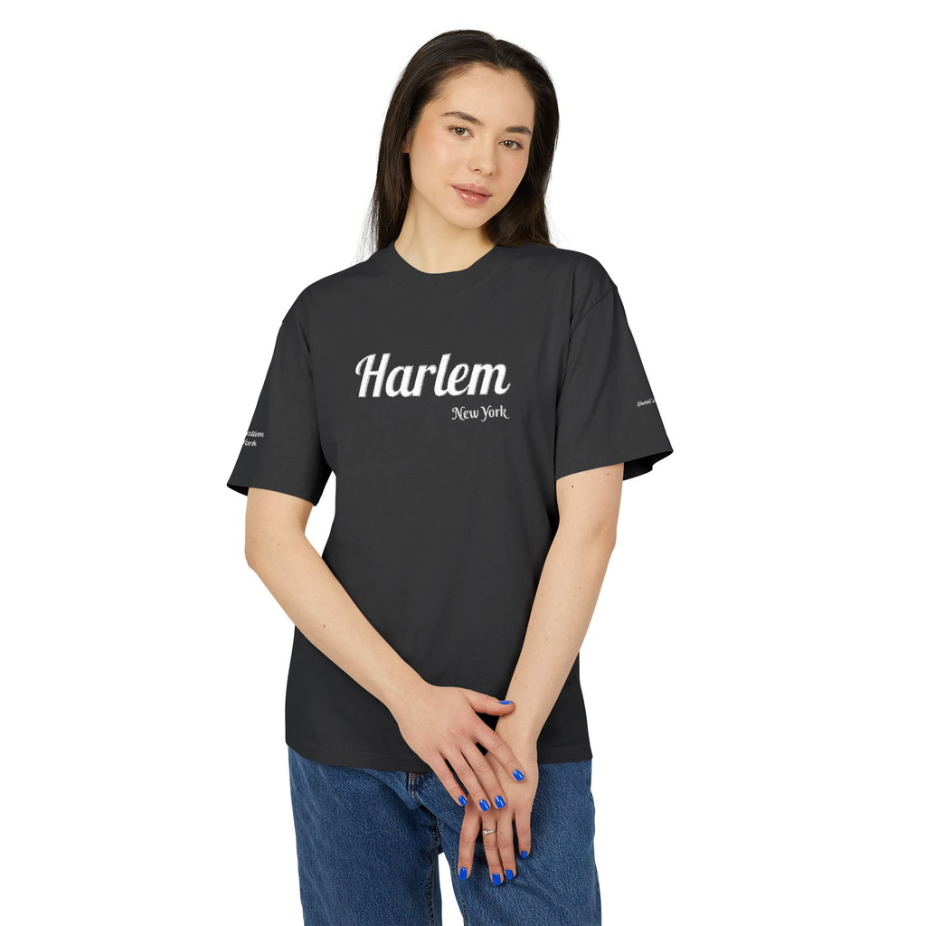Harlem New York Vintage Script Tee — Retro City Graphic T-Shirt