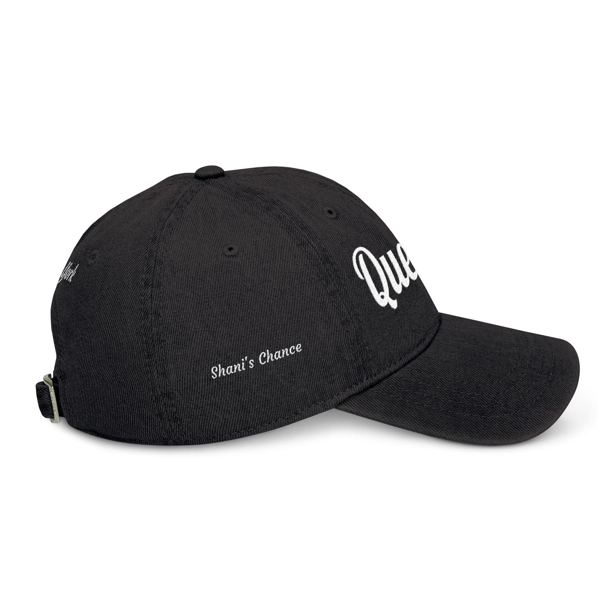 Denim Hat — "Queens" Embroidered Adjustable Baseball Cap (New York)