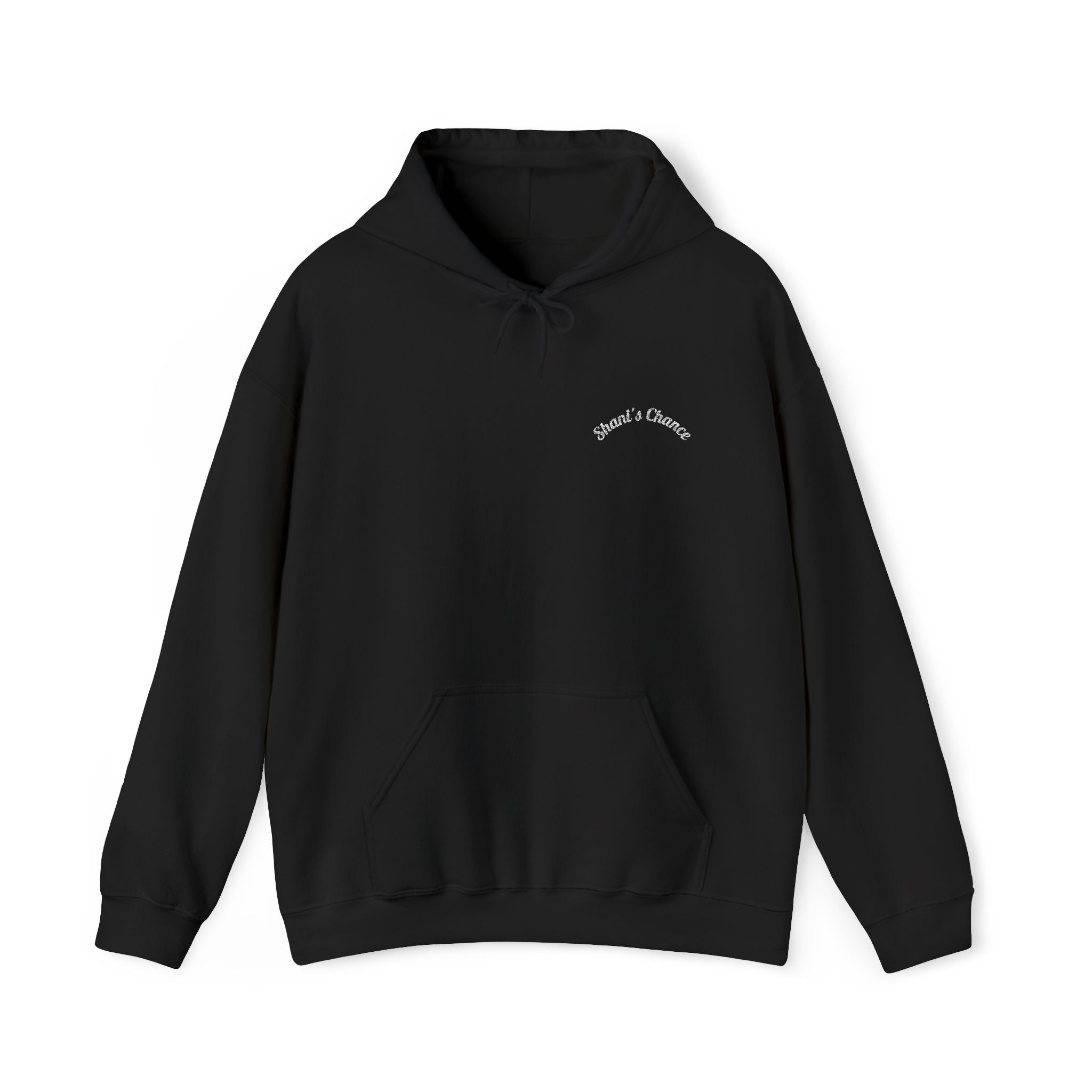 Hoodie — Minimal 'everything' Script Chest Logo Pullover