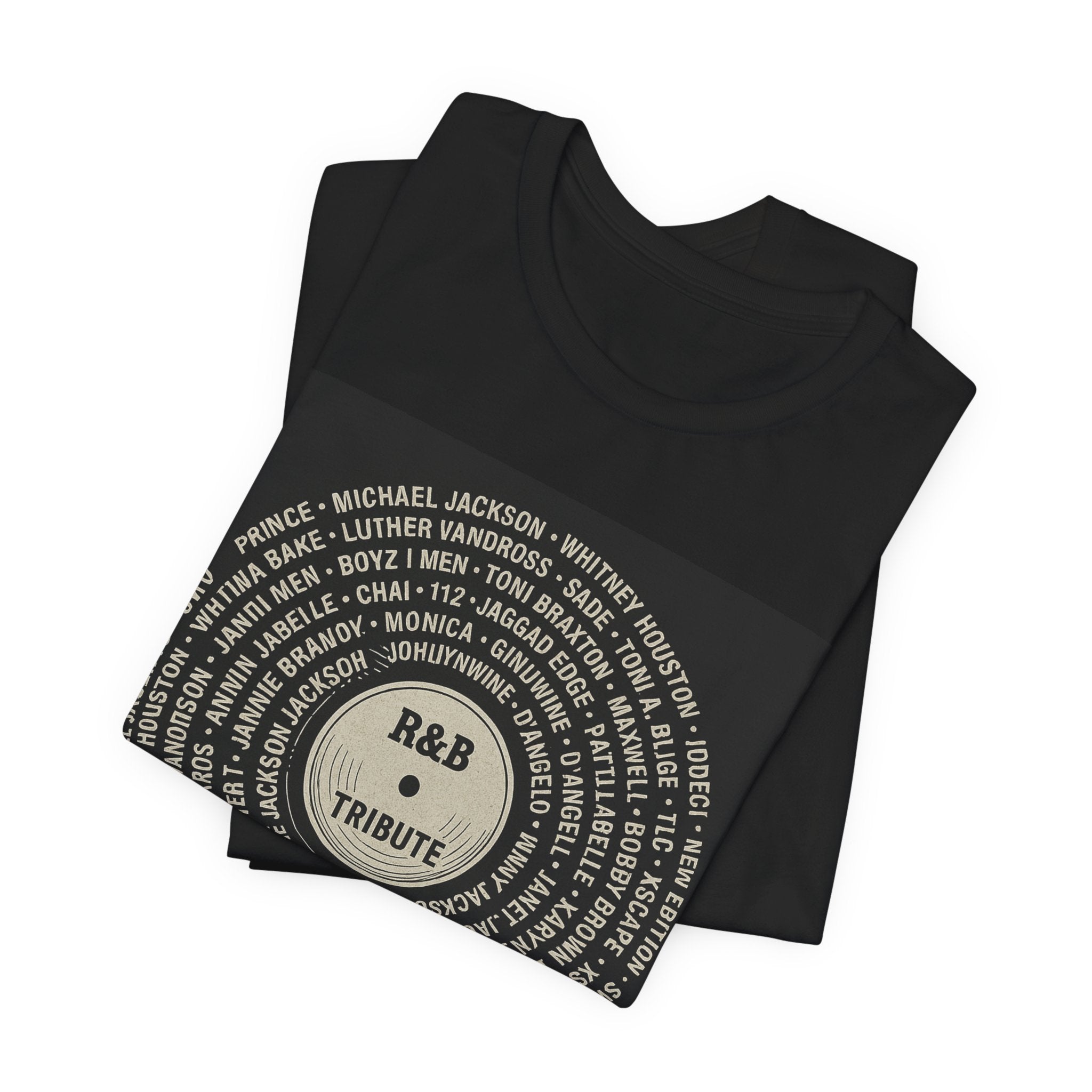 R&B Tribute Vinyl Tee — Retro Record Design T-Shirt